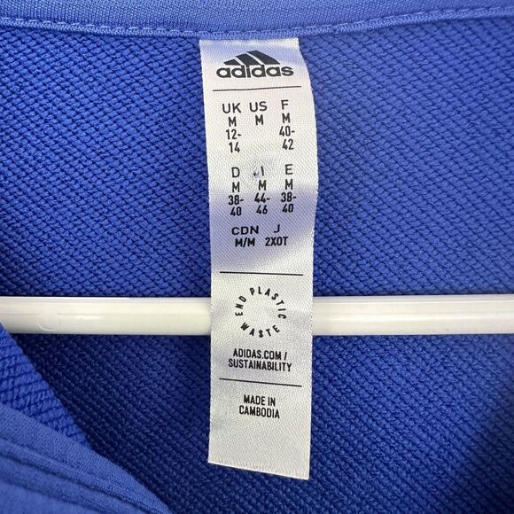 NWT Adidas Condivo Predator Soccer Track Jacket Medium Blue - Picture 5 of 8